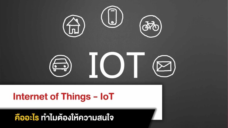 Internet of Things – IoT คืออะไร ทำไมต้องให้ความสนใจ